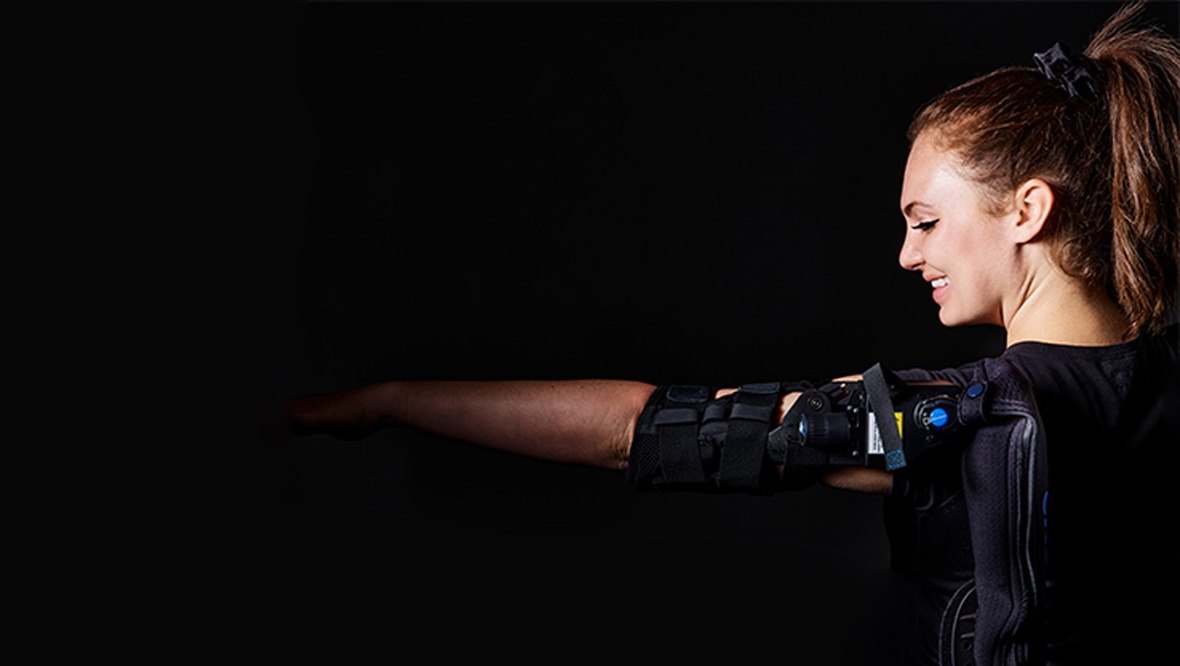 Ekso Bionics exoskeleton — clinical rehabilitation
